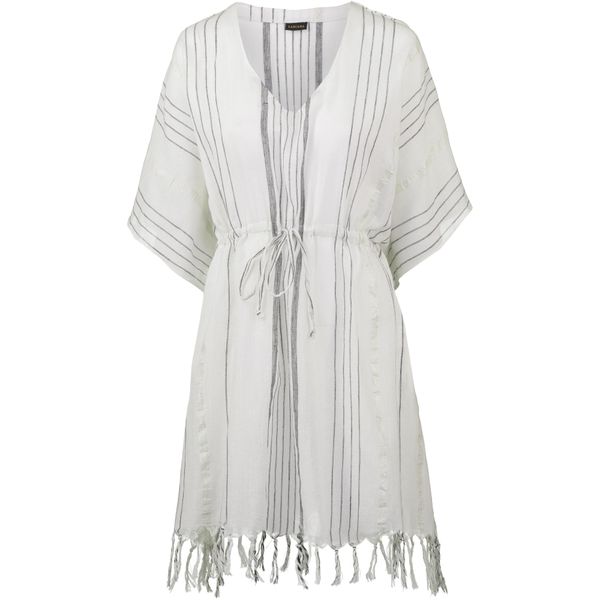 LASCANA LASCANA Tunika  siva / naravno bela