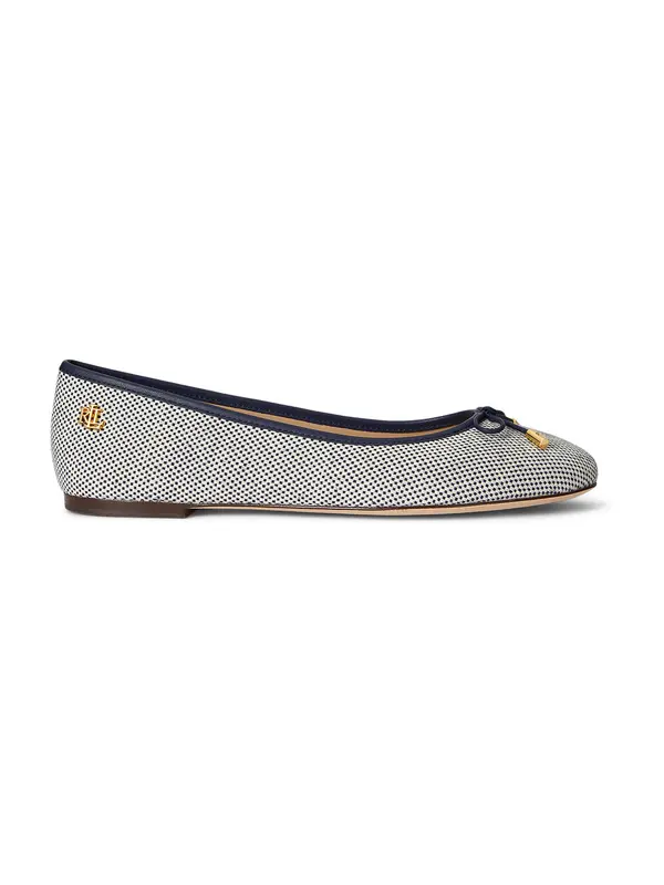 Lauren Ralph Lauren Lauren Ralph Lauren Balerinke 'JAYNA'  ecru / mornarska