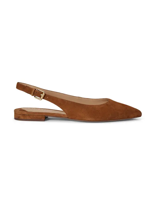 Lauren Ralph Lauren Lauren Ralph Lauren Balerinke 'LONDYN'  svetlo rjava