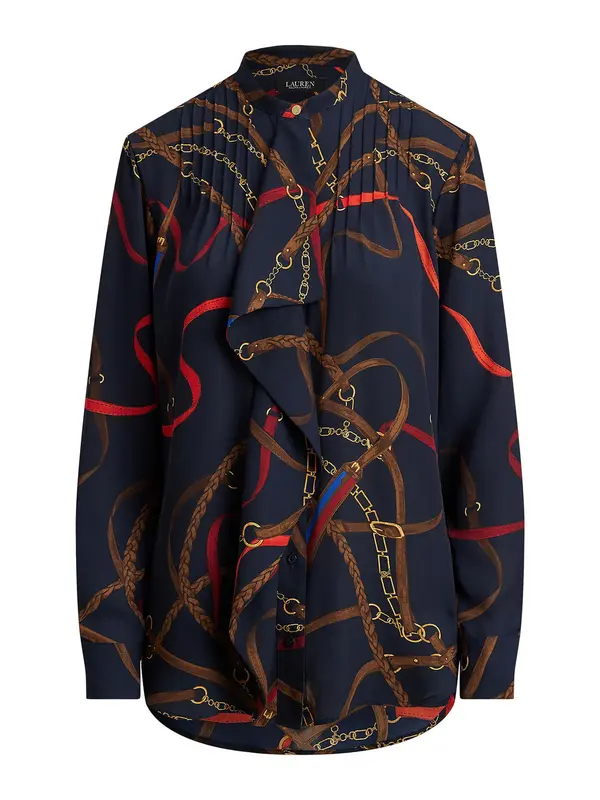 Lauren Ralph Lauren Lauren Ralph Lauren Bluza  marine / rjava / rumena / rdeča