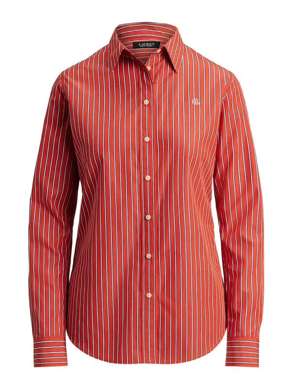 Lauren Ralph Lauren Lauren Ralph Lauren Bluza  oranžna / črna / bela