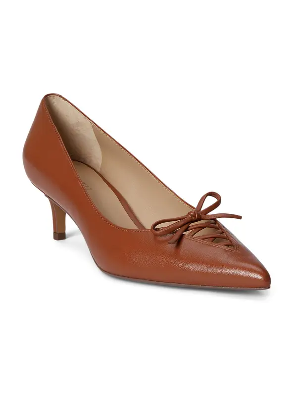 Lauren Ralph Lauren Lauren Ralph Lauren Čevlji s peto 'ADRIENNE'  rjava