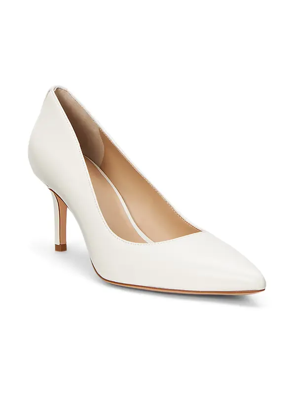 Lauren Ralph Lauren Lauren Ralph Lauren Čevlji s peto 'LANETTE'  bela