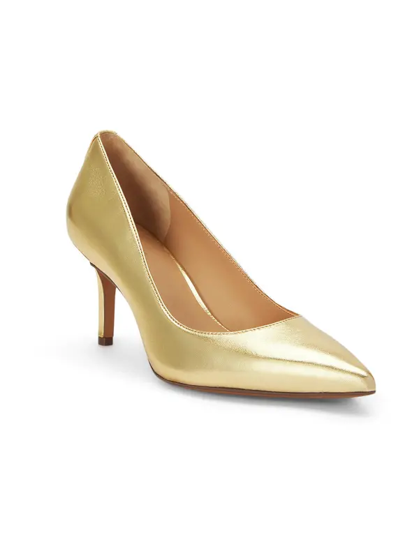 Lauren Ralph Lauren Lauren Ralph Lauren Čevlji s peto 'LANETTE'  zlata