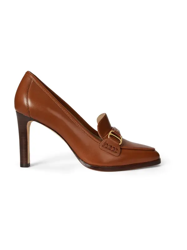 Lauren Ralph Lauren Lauren Ralph Lauren Čevlji s peto 'TASHA'  konjak