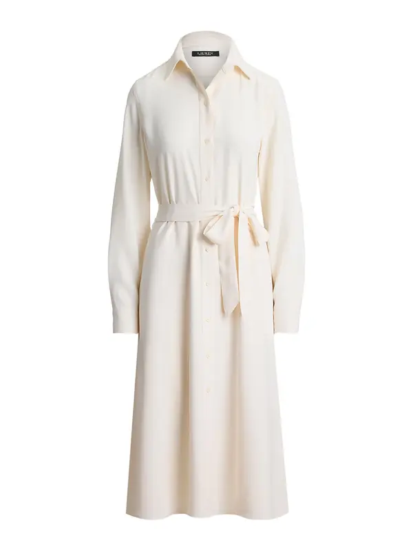 Lauren Ralph Lauren Lauren Ralph Lauren Dolga srajca  kremna