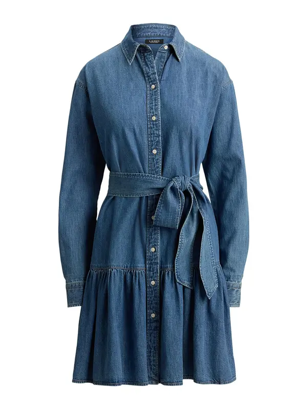 Lauren Ralph Lauren Lauren Ralph Lauren Dolga srajca  moder denim