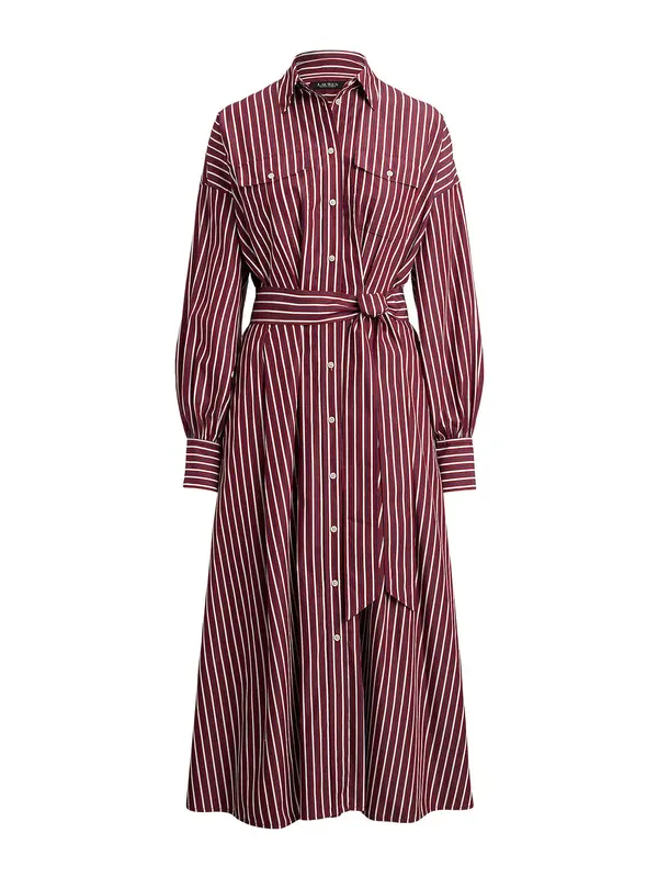 Lauren Ralph Lauren Lauren Ralph Lauren Dolga srajca  modra / burgund / bela