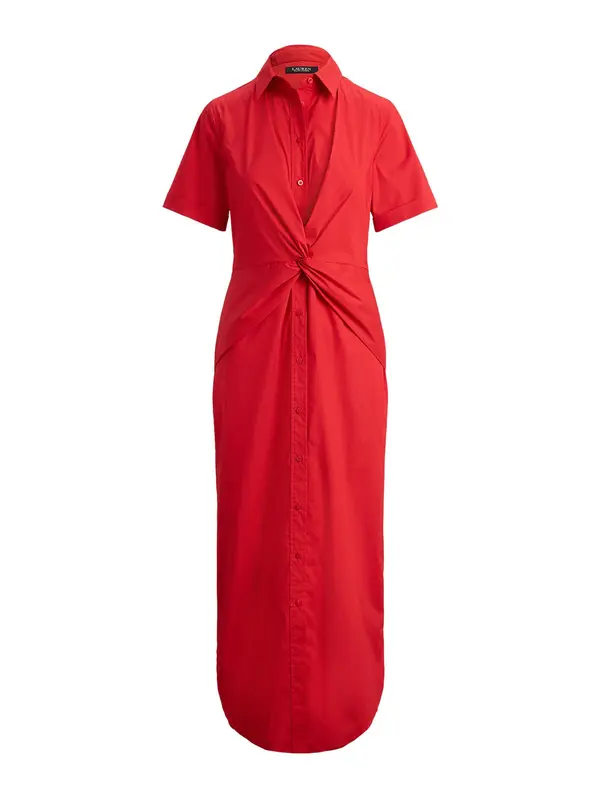 Lauren Ralph Lauren Lauren Ralph Lauren Dolga srajca  rdeča
