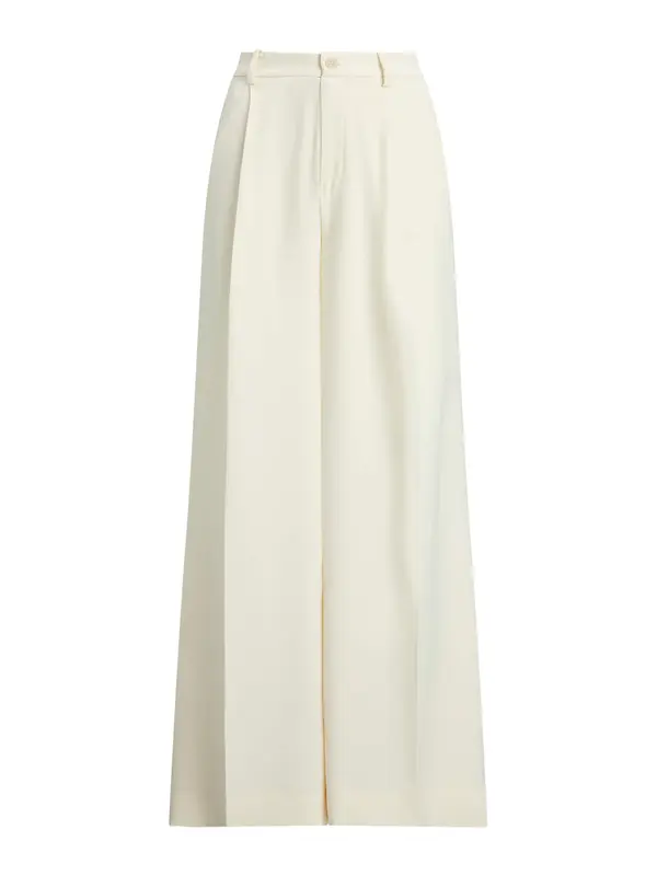 Lauren Ralph Lauren Lauren Ralph Lauren Hlače z naborki  kremna