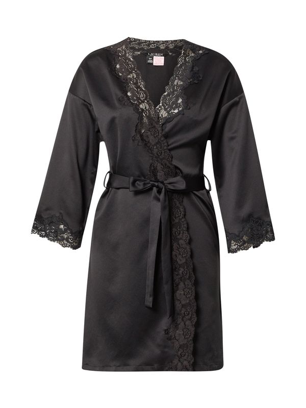 Lauren Ralph Lauren Lauren Ralph Lauren Jutranja halja 'SIGNATURE SATIN'  črna