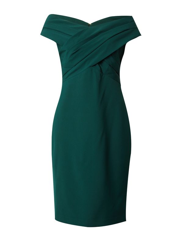 Lauren Ralph Lauren Lauren Ralph Lauren Koktejl obleka 'IRENE'  temno zelena