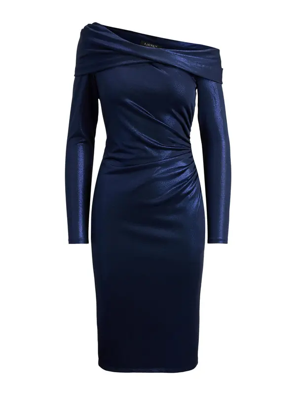 Lauren Ralph Lauren Lauren Ralph Lauren Koktejl obleka  mornarska
