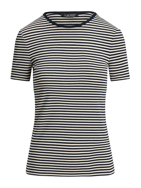 Lauren Ralph Lauren Lauren Ralph Lauren Majica  črna / bela