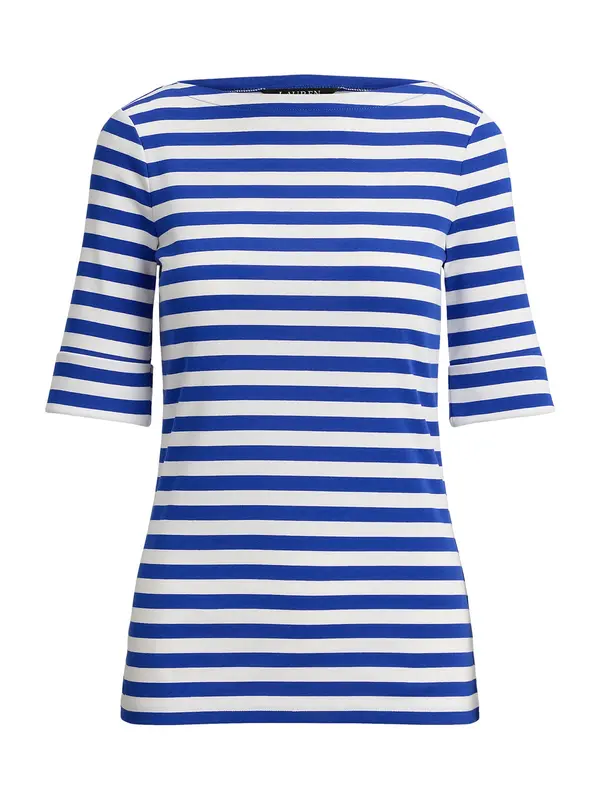 Lauren Ralph Lauren Lauren Ralph Lauren Majica  temno modra / bela