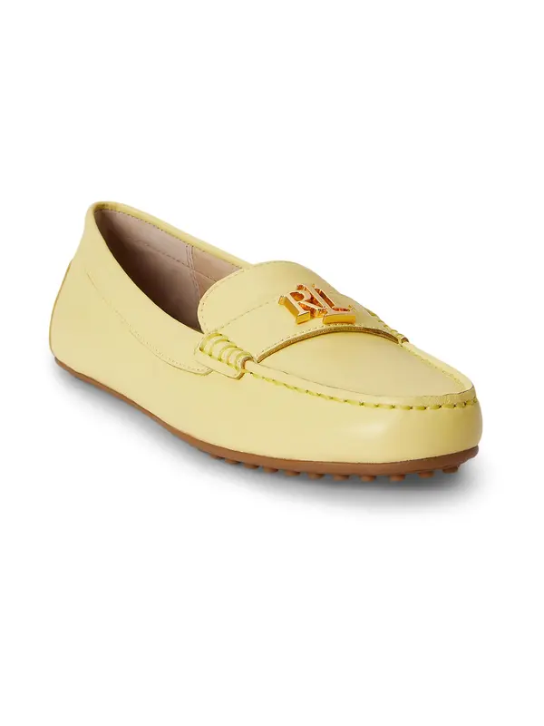 Lauren Ralph Lauren Lauren Ralph Lauren Mokasini 'BARNSBURY'  pastelno rumena