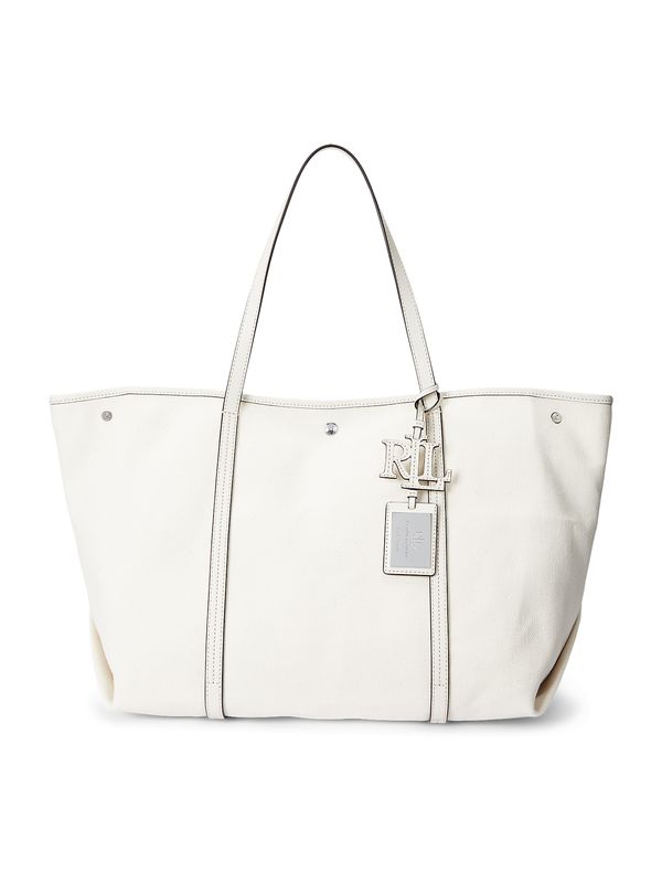 Lauren Ralph Lauren Lauren Ralph Lauren Nakupovalna torba 'EMERIE'  naravno bela