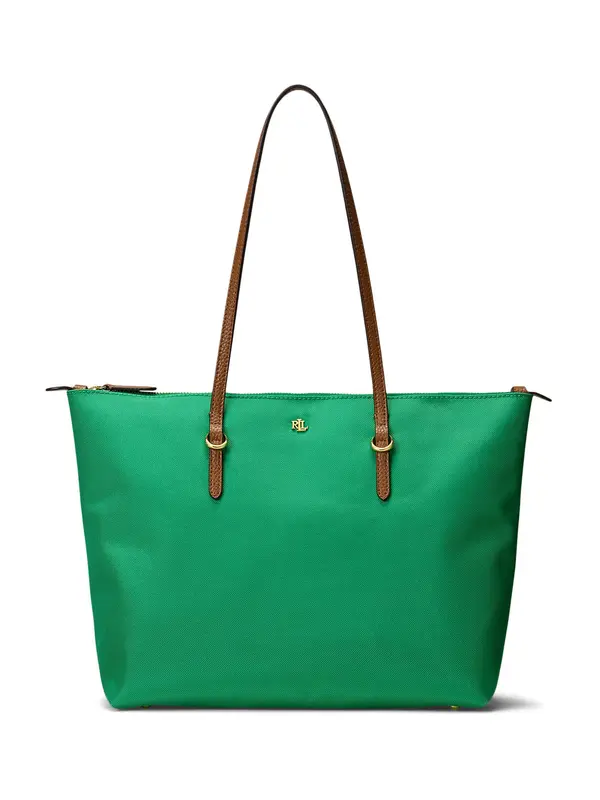 Lauren Ralph Lauren Lauren Ralph Lauren Nakupovalna torba 'KEATON'  kostanj rjava / smaragd