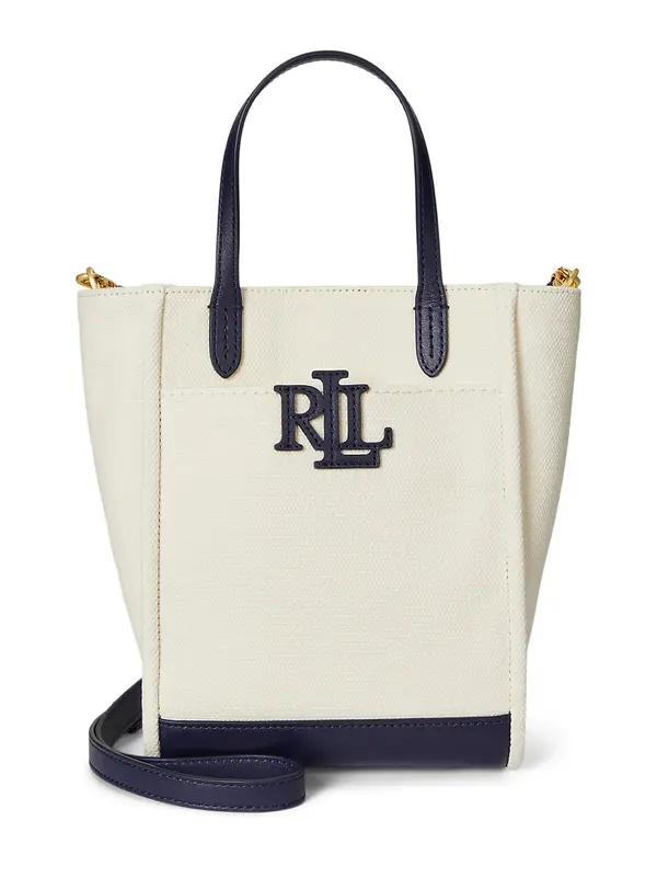 Lauren Ralph Lauren Lauren Ralph Lauren Nakupovalna torba  kremna / marine