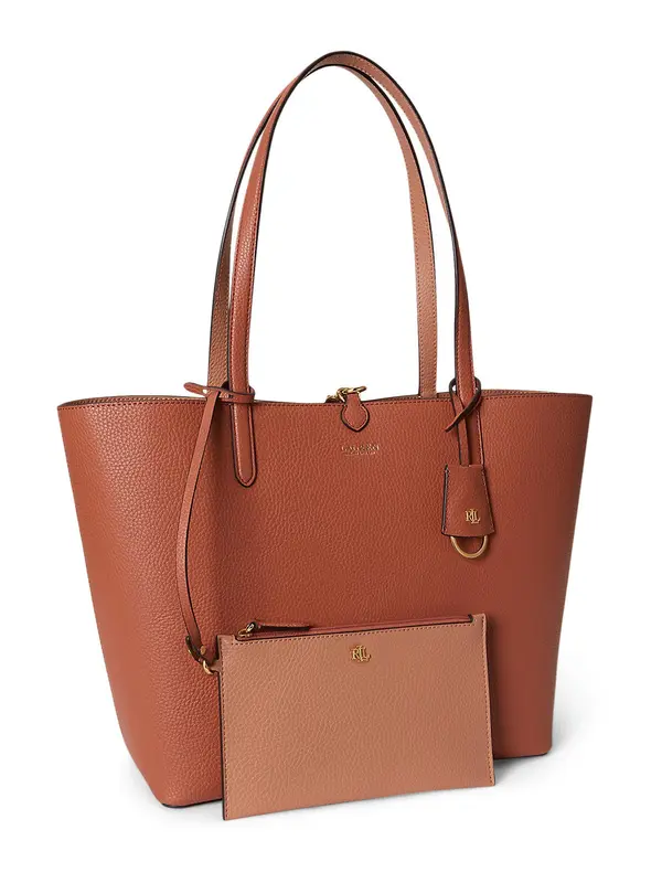 Lauren Ralph Lauren Lauren Ralph Lauren Nakupovalna torba  oranžno rdeča