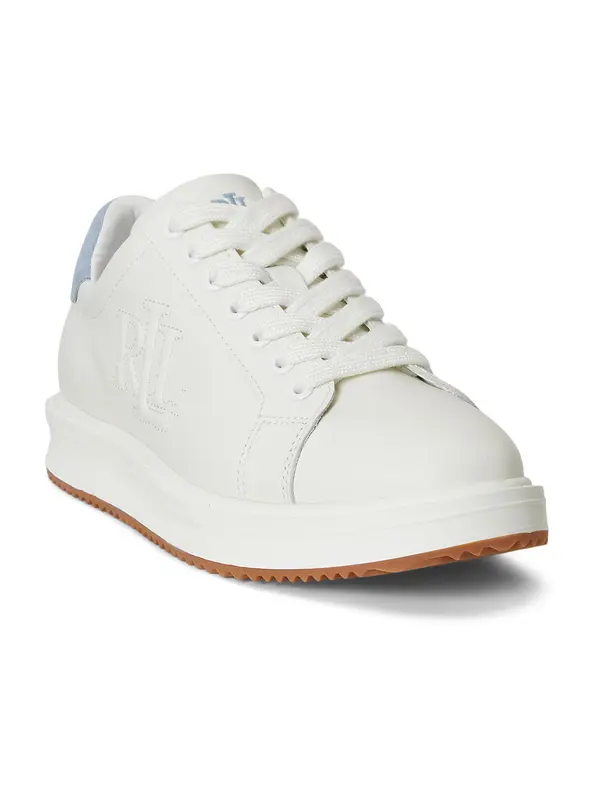 Lauren Ralph Lauren Lauren Ralph Lauren Nizke superge 'AINSLEY'  golobje modra / bela