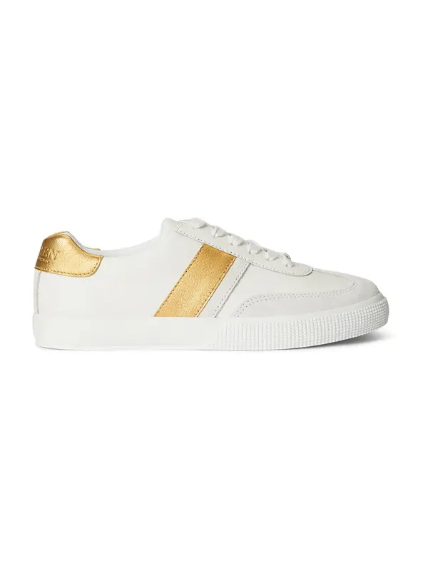 Lauren Ralph Lauren Lauren Ralph Lauren Nizke superge 'BRAYLEE'  zlata / bela