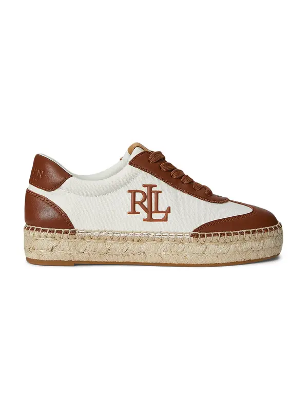 Lauren Ralph Lauren Lauren Ralph Lauren Nizke superge 'LUIZE'  rjava / bela