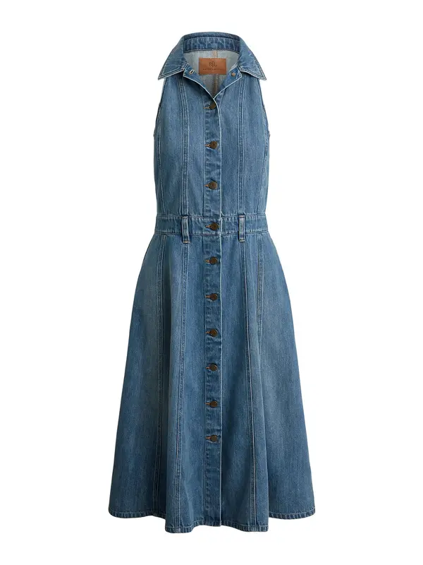 Lauren Ralph Lauren Lauren Ralph Lauren Obleka 'RIGID'  moder denim