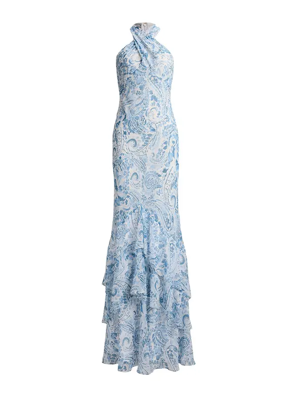 Lauren Ralph Lauren Lauren Ralph Lauren Obleka  svetlo modra / bela