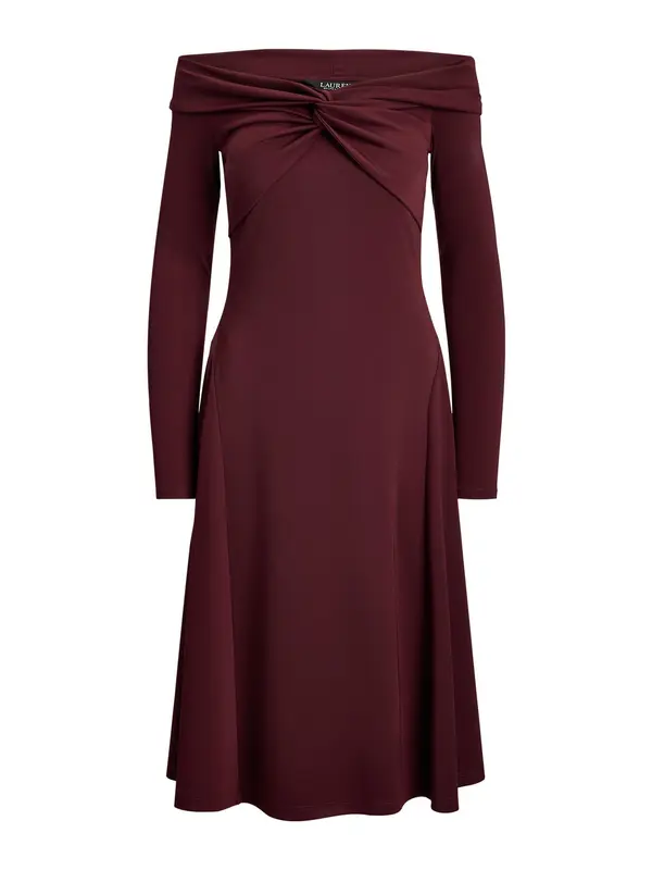 Lauren Ralph Lauren Lauren Ralph Lauren Obleka  temno rdeča