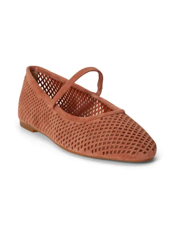 Lauren Ralph Lauren Lauren Ralph Lauren Odprte balerinke 'JAYNA'  karamel