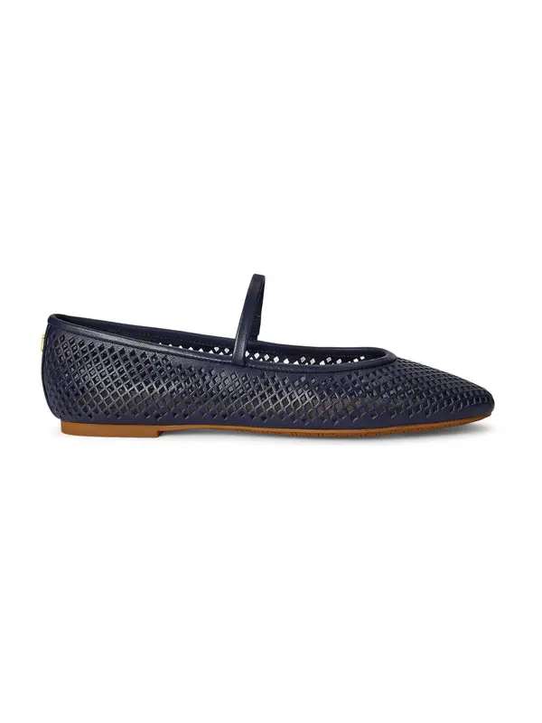 Lauren Ralph Lauren Lauren Ralph Lauren Odprte balerinke 'JAYNA'  mornarska