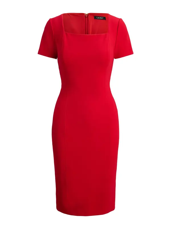 Lauren Ralph Lauren Lauren Ralph Lauren Oprijeta obleka  rdeča