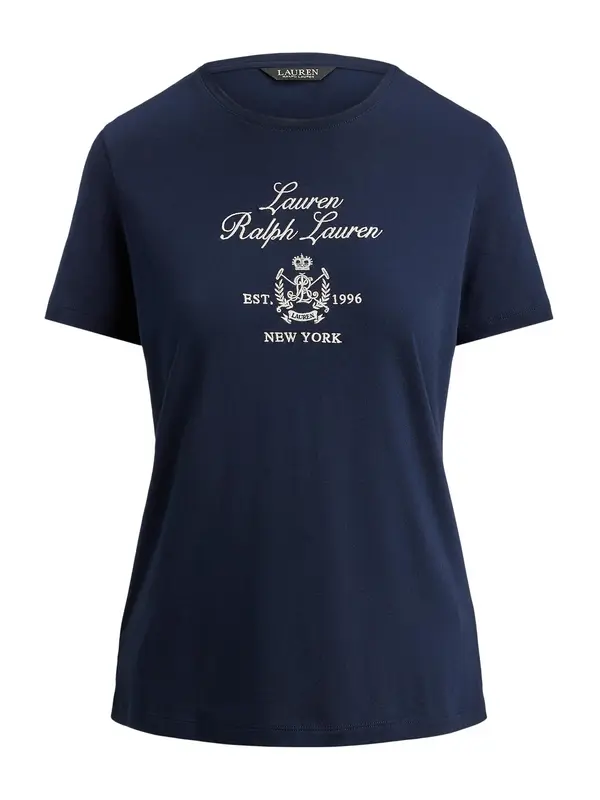 Lauren Ralph Lauren Petite Lauren Ralph Lauren Petite Majica 'KATLIN'  mornarska / bela