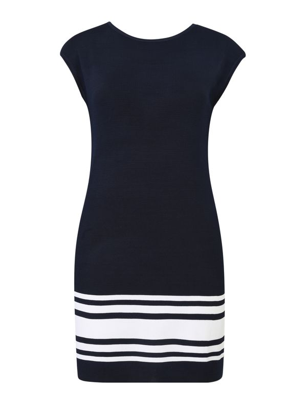Lauren Ralph Lauren Petite Lauren Ralph Lauren Petite Pletena obleka 'HADELL'  temno modra / bela