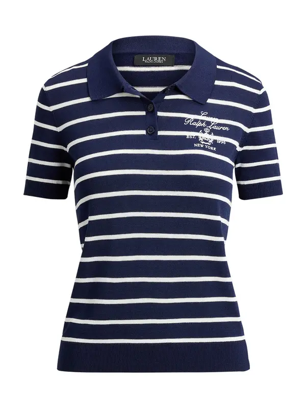 Lauren Ralph Lauren Petite Lauren Ralph Lauren Petite Pulover 'NATRISSA'  mornarska / bela