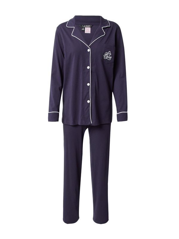 Lauren Ralph Lauren Lauren Ralph Lauren Pižama  mornarska / bela