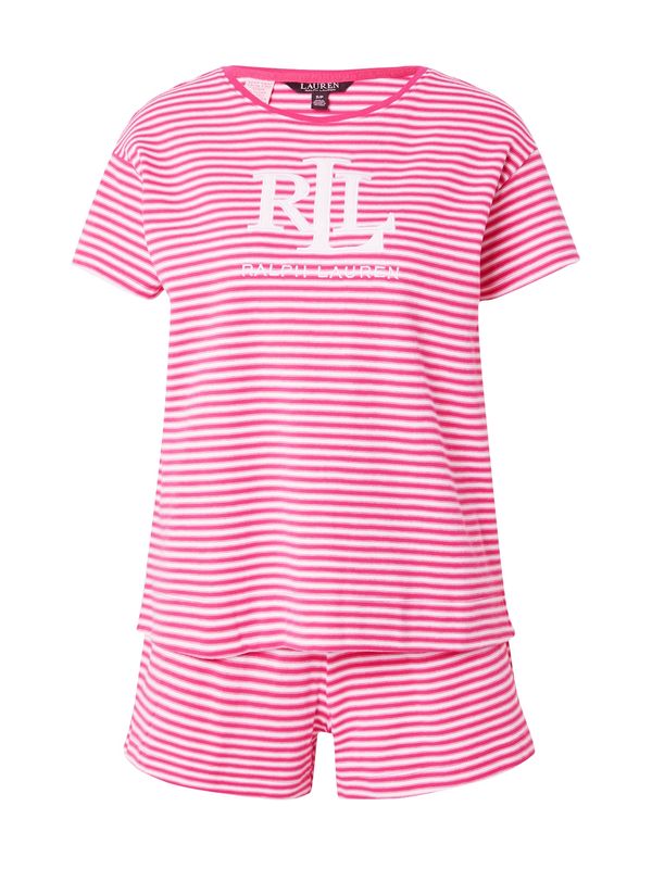 Lauren Ralph Lauren Lauren Ralph Lauren Pižama  roza / svetlo roza / bela