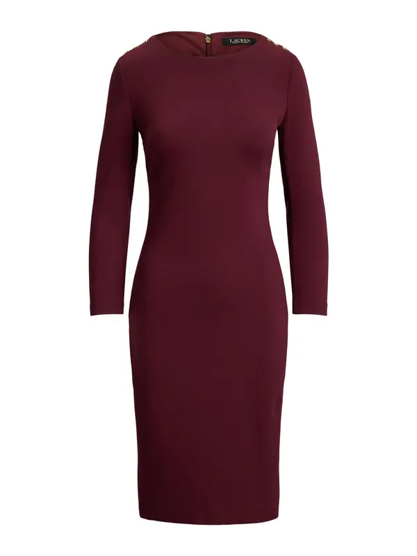 Lauren Ralph Lauren Lauren Ralph Lauren Pletena obleka  karminsko rdeča