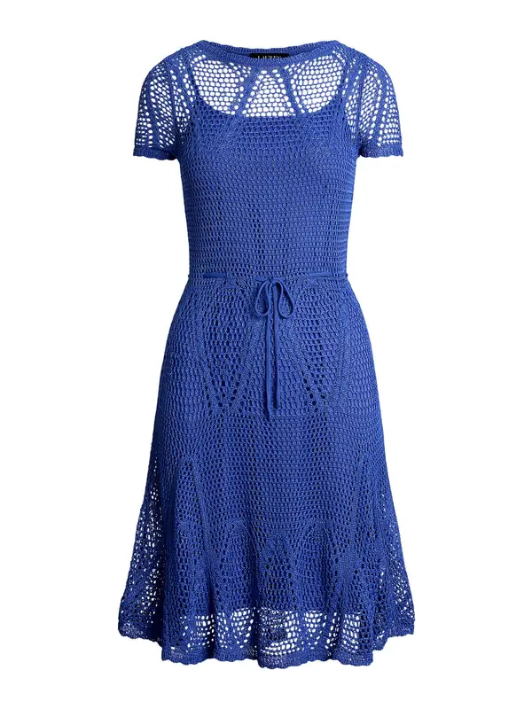 Lauren Ralph Lauren Lauren Ralph Lauren Pletena obleka  modra