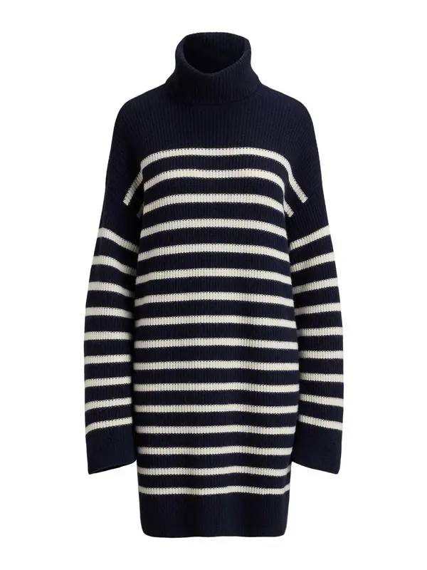 Lauren Ralph Lauren Lauren Ralph Lauren Pletena obleka  mornarska / bela
