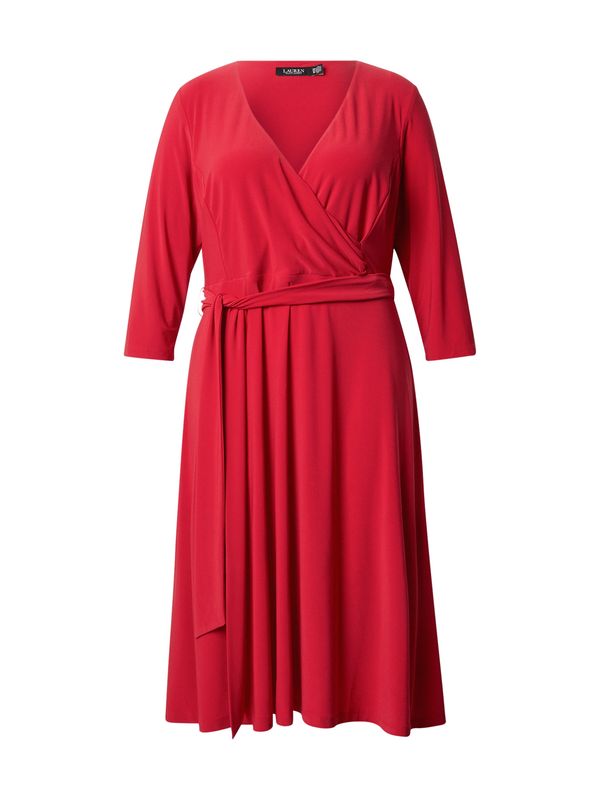 Lauren Ralph Lauren Plus Lauren Ralph Lauren Plus Obleka 'CARLYNA'  rdeča