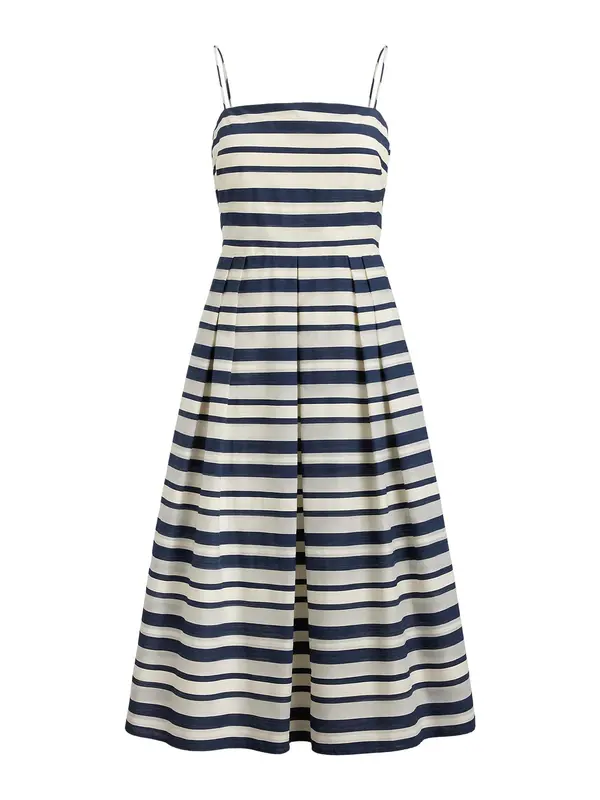 Lauren Ralph Lauren Lauren Ralph Lauren Poletna obleka  kremna / mornarska