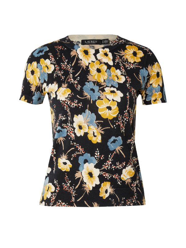 Lauren Ralph Lauren Lauren Ralph Lauren Pulover 'EYELAH'  opal / gorčica / črna / bela