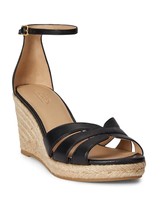 Lauren Ralph Lauren Lauren Ralph Lauren Sandali 'NELLIE'  črna