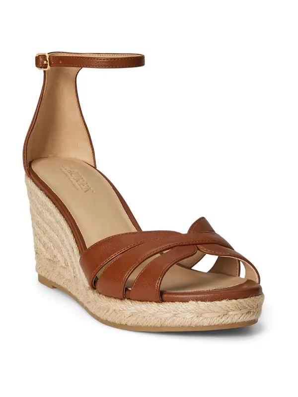 Lauren Ralph Lauren Lauren Ralph Lauren Sandali 'NELLIE'  rjava