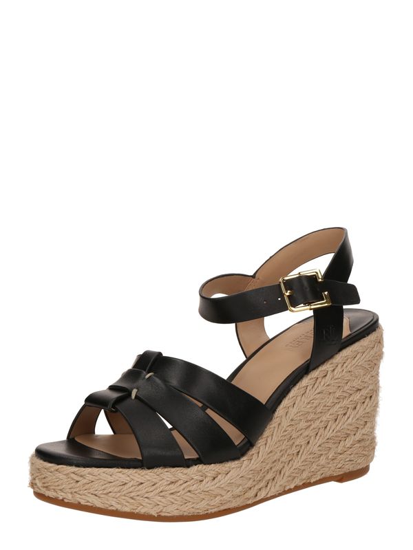 Lauren Ralph Lauren Lauren Ralph Lauren Sandali 'SOFFIA'  črna