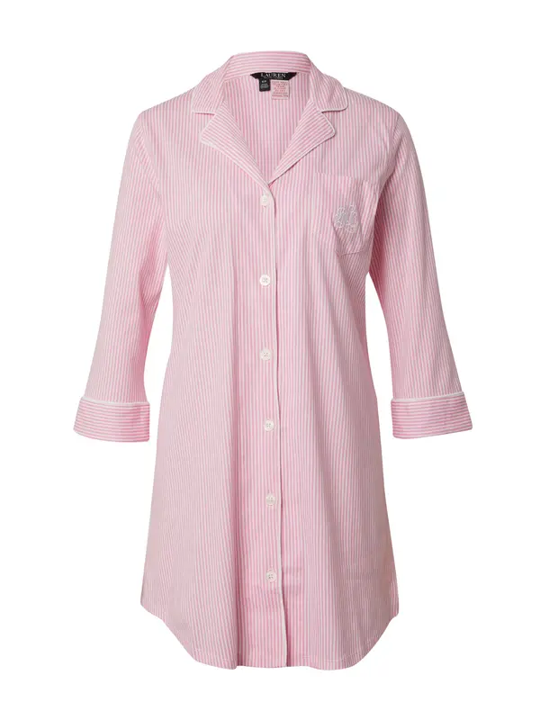 Lauren Ralph Lauren Lauren Ralph Lauren Spalna srajca  roza / bela