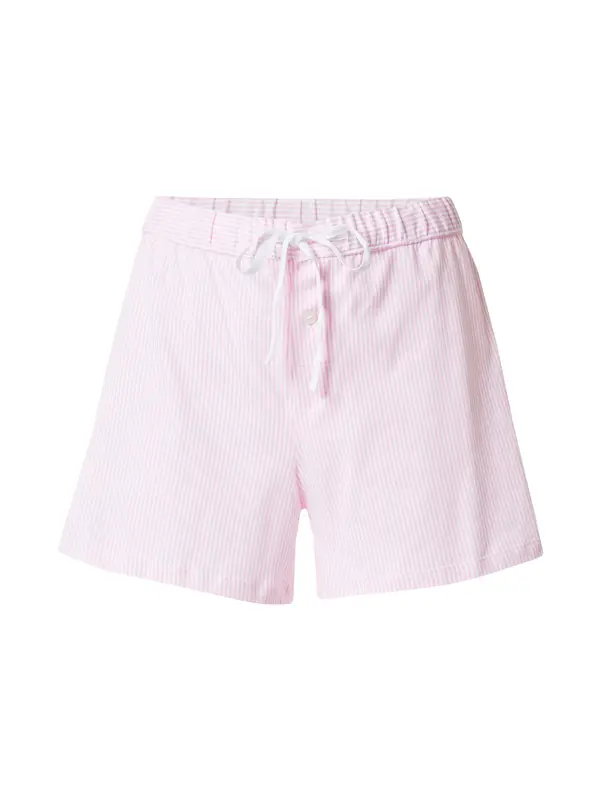 Lauren Ralph Lauren Lauren Ralph Lauren Spodnji del pižame  roza / bela