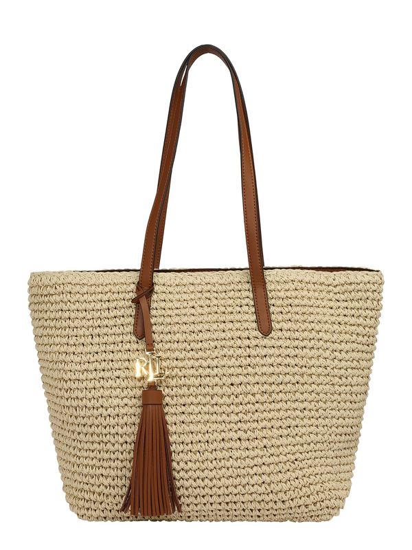 Lauren Ralph Lauren Lauren Ralph Lauren Torba za čez ramo 'WHITNEY'  bež / rjava